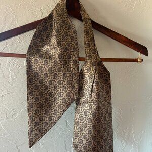 Vintage Liberty of London Made in England Silk Ascot Cravat Paisley Design